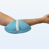 Quilted Elbow Protector in Light Blue