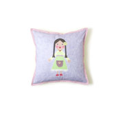 Green Girl Pillow