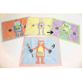 Green Robot Placemat