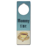"Mommy Time" Wooden Doorknob Sign