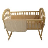Three Piece Organic Cotton Velour Cradle Set