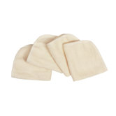 Organic Terry Wash Cloths in Ecru (Set of 4)
