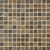 Jade 1" x 1" Decorative Square Mosaic in Sage