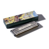 Echo 6.63" Tremolo Harmonica in Chrome - Key of A / D