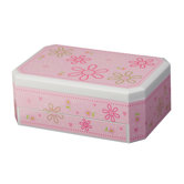 Rose Girl's Glitter-Daisy Musical Ballerina Jewelry Box