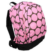 Big Dots Backpack in Pink