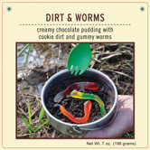 Dirt and Worms Dessert