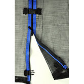 Trampoline Enclosure Safety Net For 14 FT. Round Frames Using 3 Arches, with Sleeves on top (Poles Not Included)