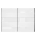 Inline Sliding Door Wardrobe with 6 Glass Panels