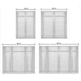 Style Sliding Door Wardrobe with Glass