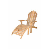 Adirondack Chair with Ottoman