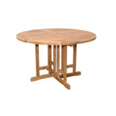 Bahama Round Butterfly Folding Dining Table