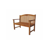Round Rose Teak Garden Bench