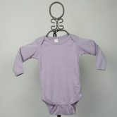 Long Sleeve Infant Bodysuit in Lavender