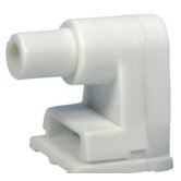 Plunger Single Pin Fluorescent Lamp Holder