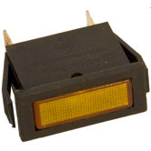Rectangular Indicator Pilot Lamp in Amber