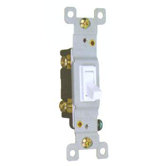 15A-120/277V Toggle Switch in White