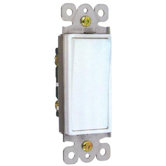 15A-120/277V 3 Way Decorator Switches in White