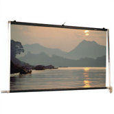 Matte White Scenic Roller Manual Screen - 18' x 18'