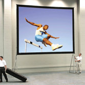 Da-Mat Heavy Duty Deluxe Fast Fold Complete Front Projection Screen - 6' x 8'