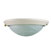 Two Light Spiral Low Profile Ceiling Fan Light Kit