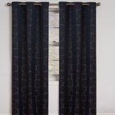 Meridian Grommet Blackout Window Panel in Black