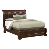Mount View Low Profile Sleigh Bed