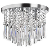 Josephine 4 Light Crystal Flush Mount