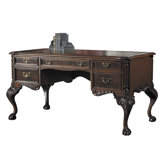 Writing Desk with Acanthus Leaf Accents