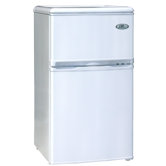 Double Door Refrigerator with Energy Star in White
