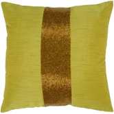 T-3059 18" Decorative Pillow in Green / Brown