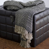TH-0104 Throw in Black / Natural