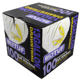 100 Count 13 Gallon Tall Drawstring Kitchen Trash