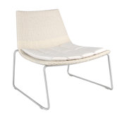 Dynamic Wicker Lounge Side Chair