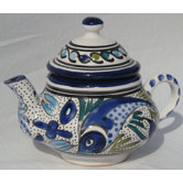 Aqua Fish Design Teapot