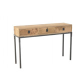 Lusso 3 Drawer Console Table