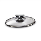 Tricion 6" Glass Lid with Stainless Lid Knob