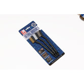 Detail Brush Brass,Nylon,Ss/Bls 3Pc