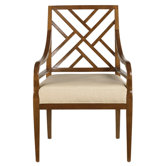 Continuum Fret Back Arm Chair