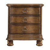 European Farmhouse Maisonette 3 Drawer Nightstand