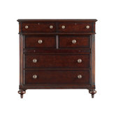 The Classic Portfolio British Colonial 5 Drawer Media Chest