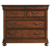 The Classic Portfolio Louis Philippe 4 Drawer Media Chest