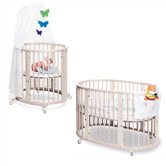 Sleepi Bassinet  and Crib Set in White