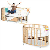 Sleepi System II: Crib and Junior Bed Set in Natural