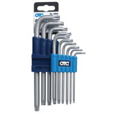 10Pc Tamper-Resistant Torx L-Key Set