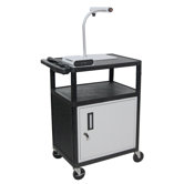34" High,  Low Priced Table with Locking Cabinet
