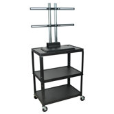 Extra Wide Flat Panel C Cart