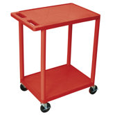 33.5" 2 Shelf Utility Cart