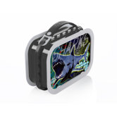 Deluxe Lunchbox with Sharks Design in Gray