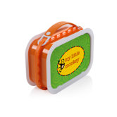 Deluxe Lunchbox with Jungle Fun Design in Orange